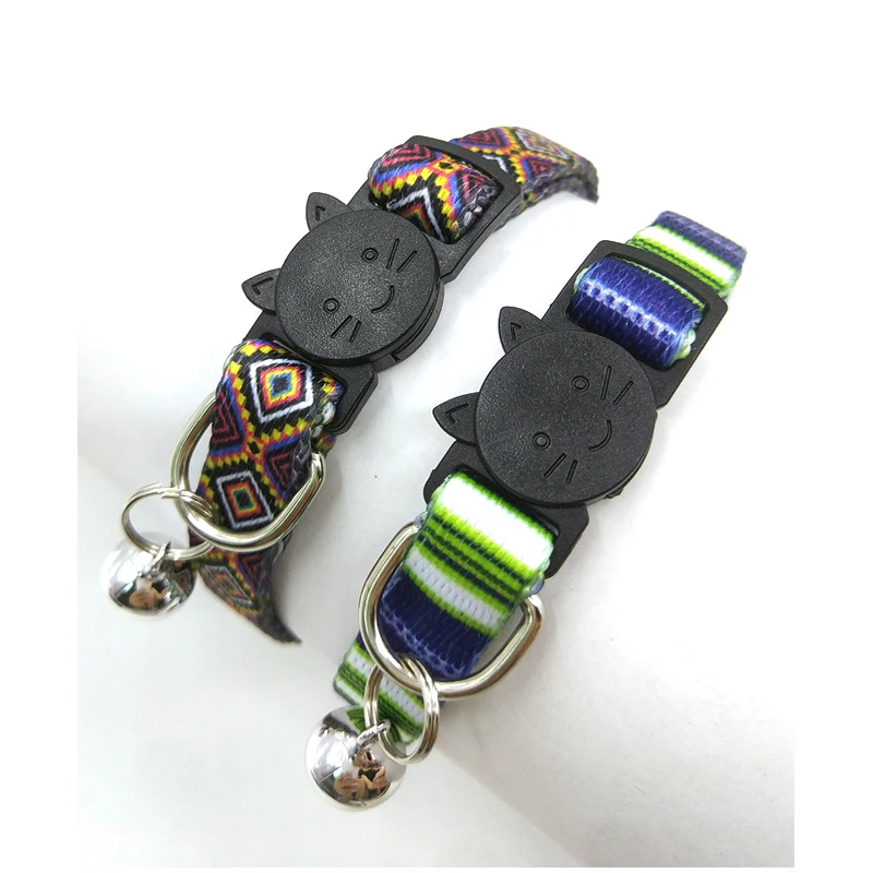 Pet Collar necklace Bell Charm Cat supplies Custom Safety Cat Collar bell Personalized Cute Kitten Puppy Collars with Bell