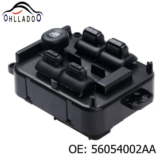 

HLLADO New Power Window Switch Center Console 56054002AA Front Left Master Window Control Switch For J eep Liberty 2005-2007