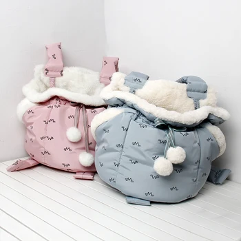 

Pet Carrier Bag Cute Carriers Bags Front Hanging Chest Pack Semi-Closed Shoulder Backpack