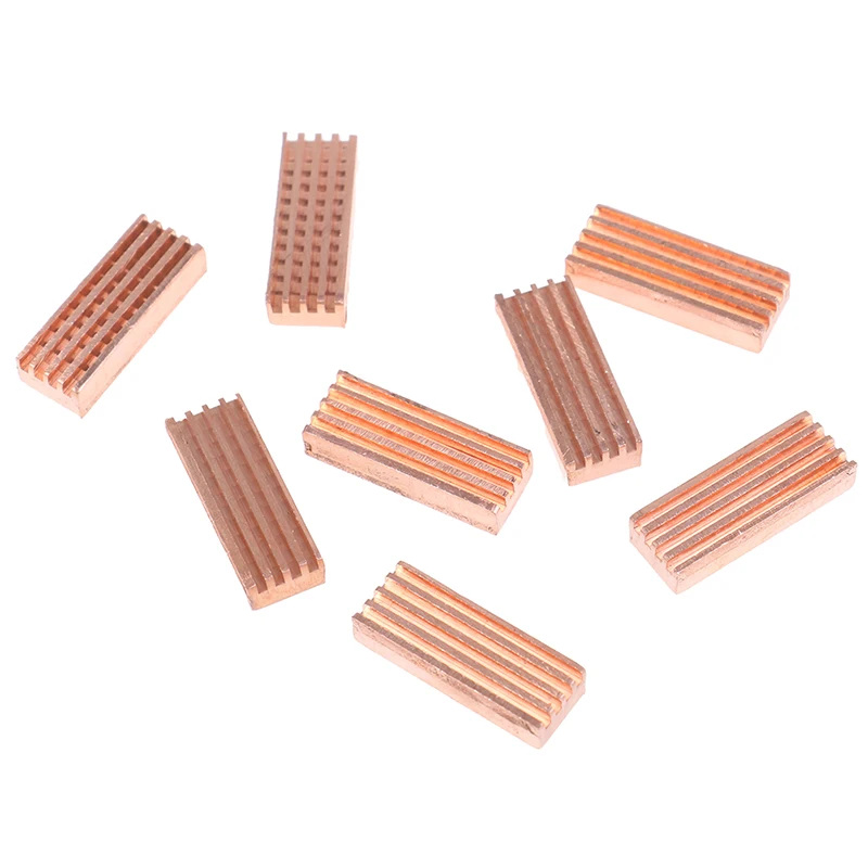 8pcs 10pcs Memory Cooler RAM Heatsink Pure Copper Radiator Heat Sink For PC Computer 3