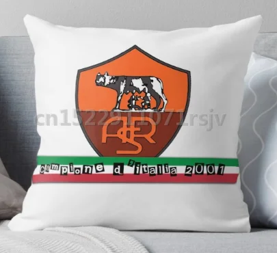 photo color AS Roma чехол для подушки/чехол для подушки, брендовый чехол для подушки из хлопка, чехол для подушки 45X45 см, 55X55 см(двусторонний - Color: photo color
