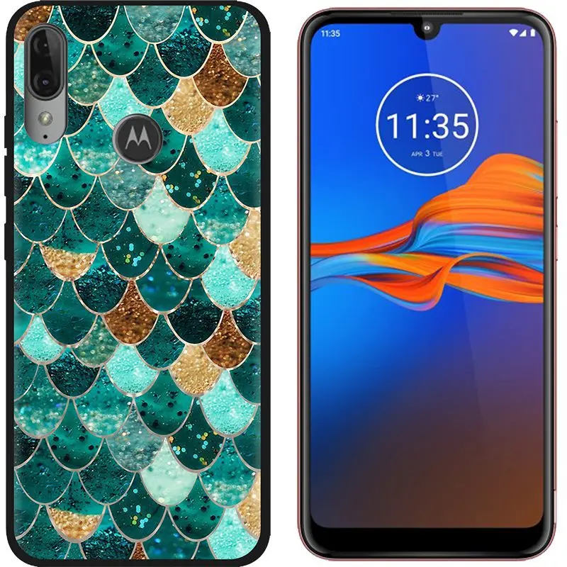 9 Для Moto E6 Plus, чехол с мультипликационным принтом, симпатичные, из мягкого ТПУ, задняя крышка для телефона, чехол s для Motorola Moto E6 Plus, силиконовый чехол E 6 Plus e6plus E6S - Цвет: 9