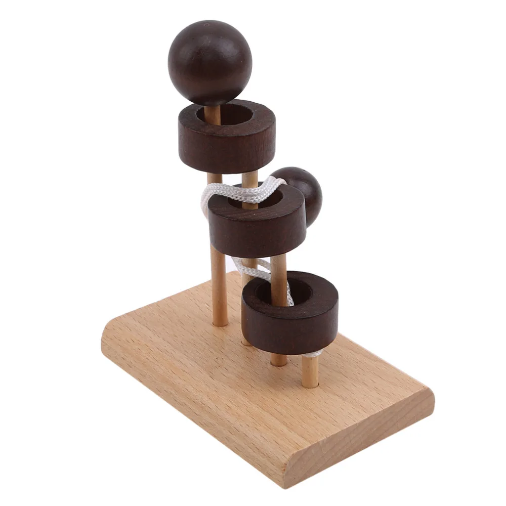 1 шт., деревянные игрушки для взрослых, интеллектуальная игрушка для детей, взрослых, новинка, кляп и веревка, решение для упражнений, космическое мышление, детские игрушки, забавные