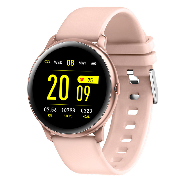 New Smart Watch Women Men Heart Rate Blood Pressure Information Remind Sport Multifunctional Waterproof lady Smartwatch+Box