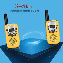 

Mini Kids Walkie Talkies Toy Child Electronic Radio Voice Interphone Toy Outdoor LCD Display Walkie Talkies Toy