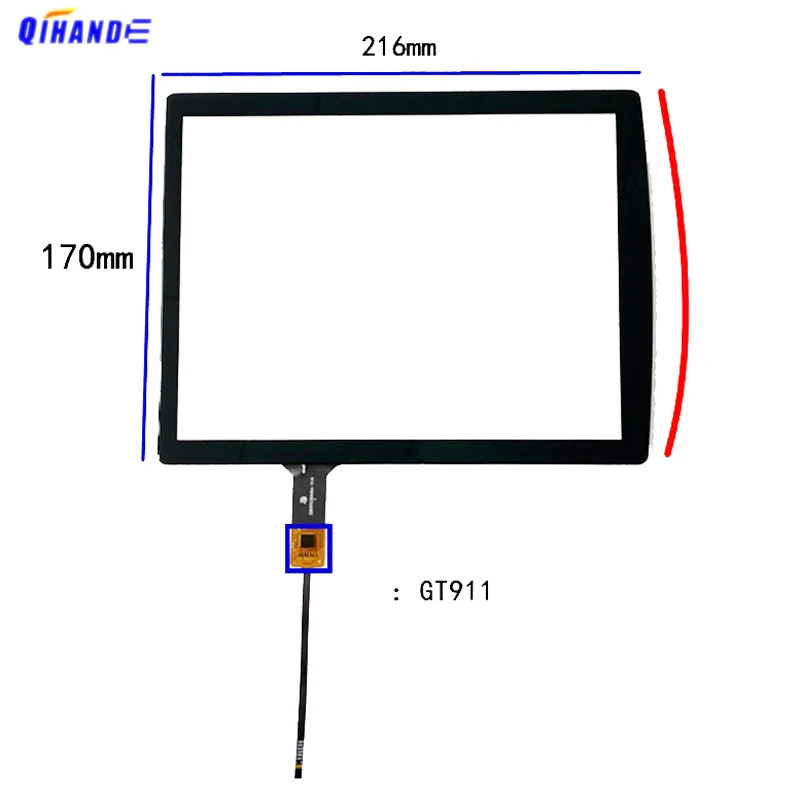9.7 polegada 2.5d 6pin toque zb097gs0416a para