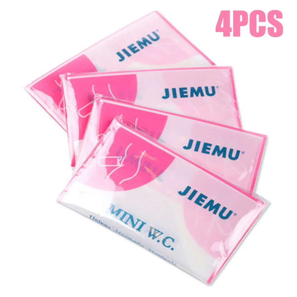4pcs 700ml Emergency Portable Car Urine Bag Vomit Bags Mini Mobile Toilets Disposable Handy Unisex Kids Using Outdoors Mini W.C.