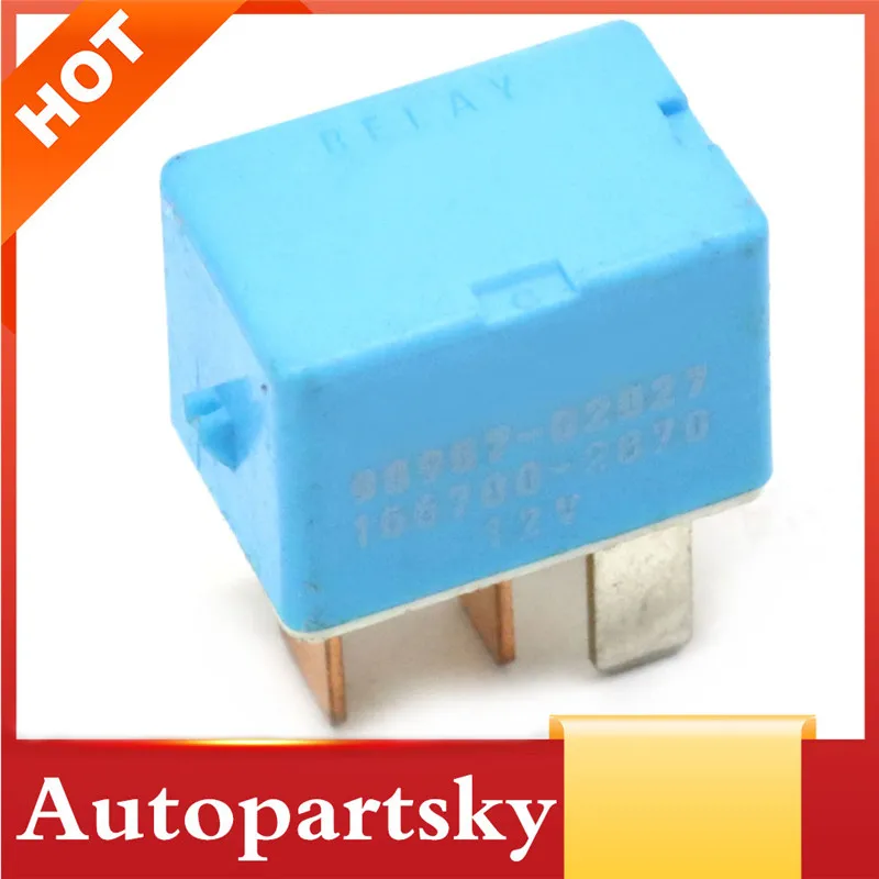 2 Pack AC Relay 90080-87026 90987-02027 90987-02028 Compatible with 1997-2014 Toyota Lexus and Scion Vehicles 