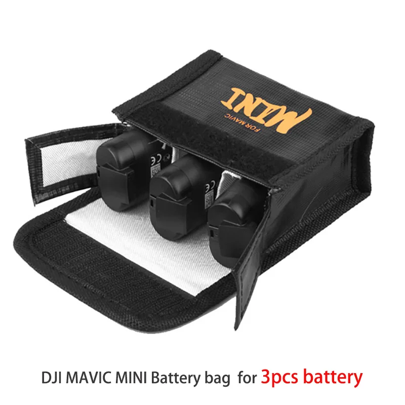 DJI Mavic мини батарея безопасный защитный чехол для хранения взрывозащищенные аксессуары - Цвет: for 3 pcs battery