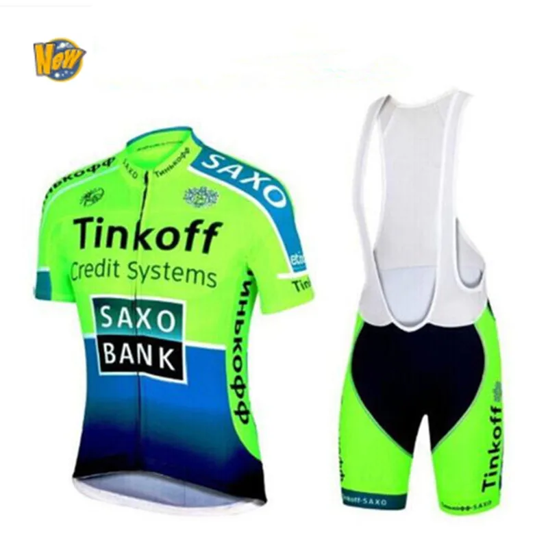 

NEW 2020 Saxo Bank Tinkoff Team Cycling Jersey Sets MTB Bicycle Bike Breathable shorts Clothing Cycling Suit 19D GEL Triathlon
