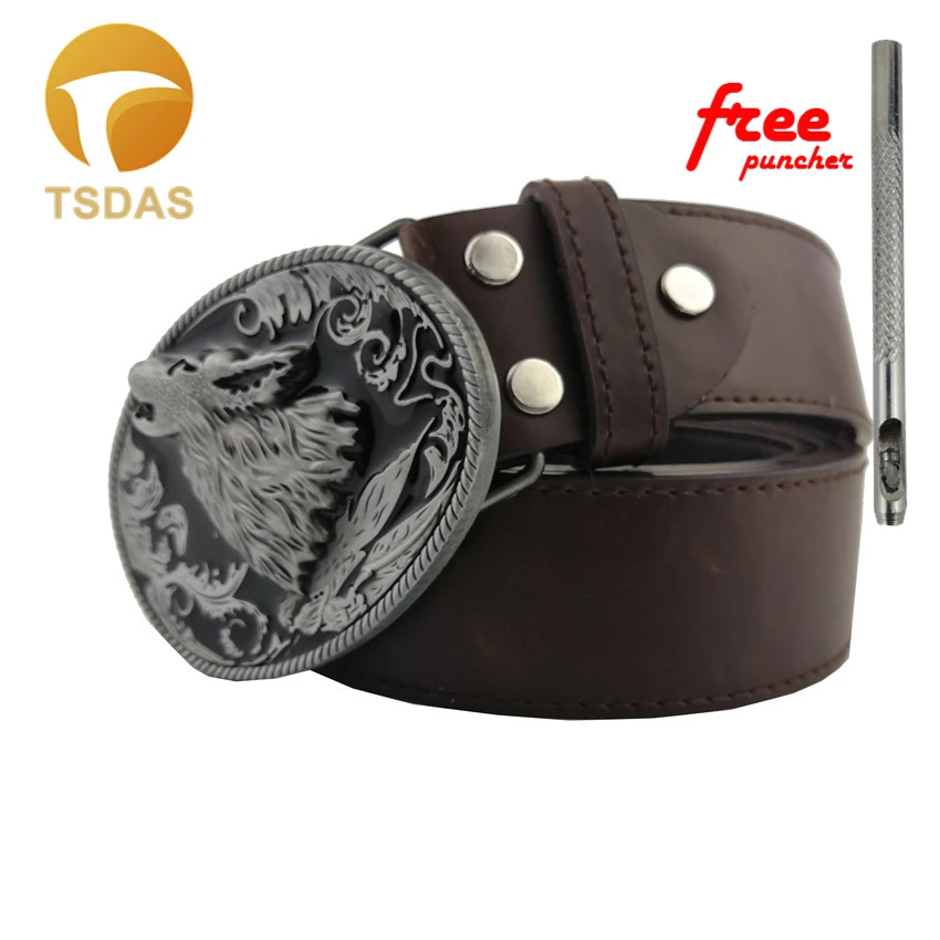 Zinc Alloy Animal Belt Buckle For Men Jean's accessories Wolf Suitable 4cm Width Drop Shipping|belt buckle|animal belt bucklesbuckles for belts |