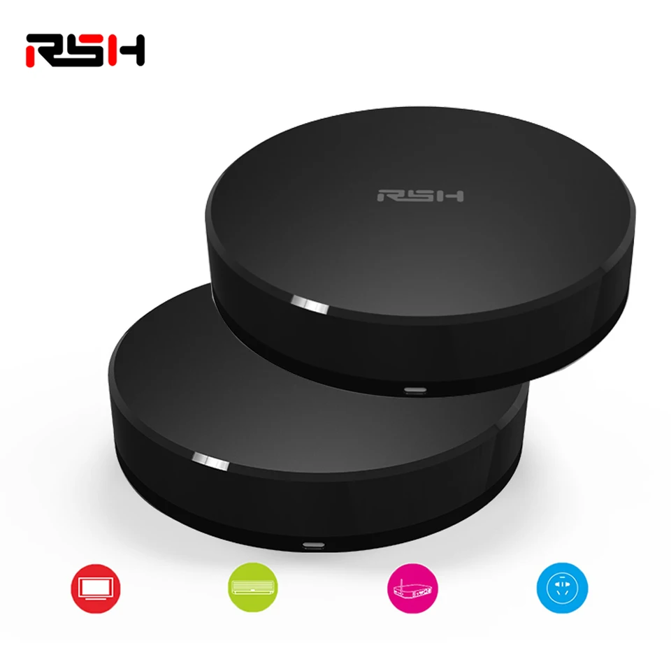 

Smart Intelligent Remote Controller RSH IR01 WIFI Humidity Sensor Remote Controller Compatible With Alexa Google Mini Smart Home