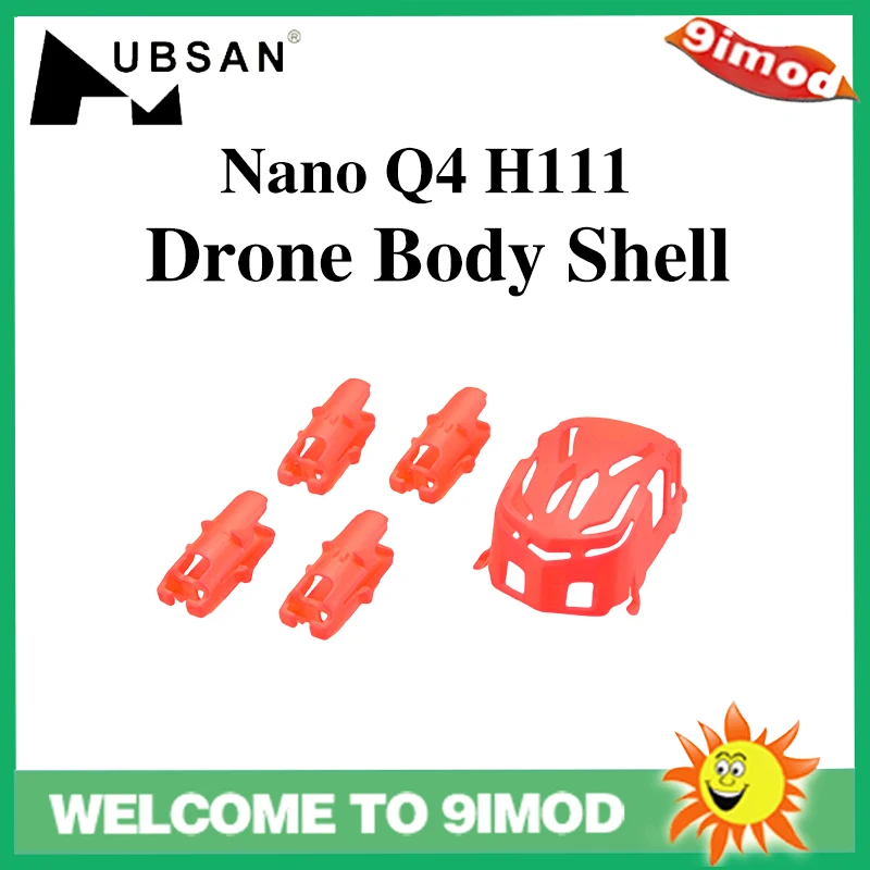 Hubsan H111 Корпус Корпуса квадрокоптера голова и двигатели Крышка для Nano Q4 H111 RC Квадрокоптер зеленый/красный