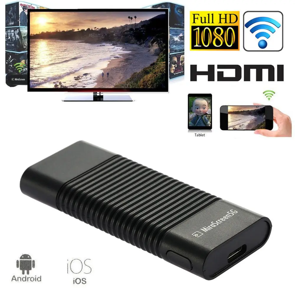 5G WiFi HDMI дисплей ключ видео адаптер для iPad iPhone XS MAX XR 6 7 8 Plus Samsung S10 S10e Xiaomi Huawei Android to