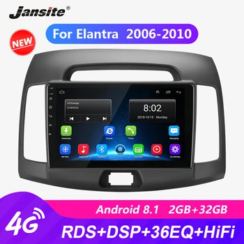 

Jansite 9" 4G Car Radio For Hyundai Elantra 2006-2010 RDS Wifi autoradio Android 8.1 2.5D Touch screen Stereo players with frame