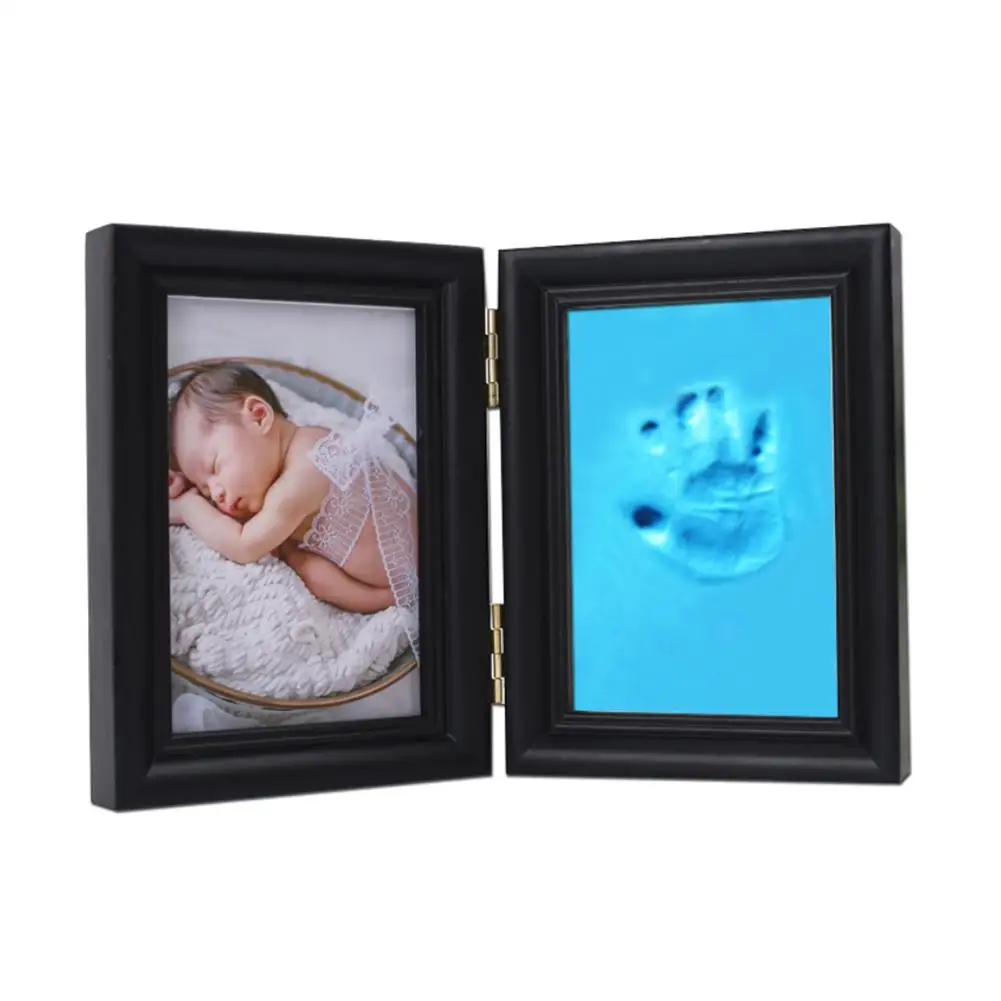 Для новорожденных ручная штемпельная подушечка фоторамки ручной печати сувенир с деревянной рамкой драгоценные принты сувенир-Подарок для ребенка