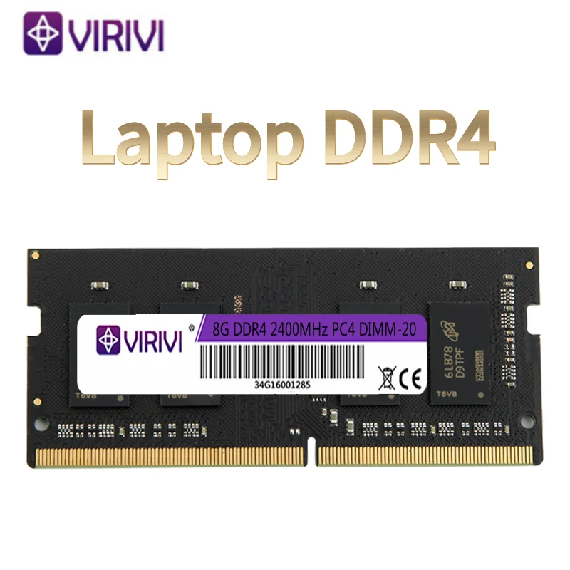 VIRIVI-memoria Ram DDR4 para portátil de alto rendimiento, 8GB, 4GB, 16GB, 2400mhz, 2133, 2666mhz, sodimm