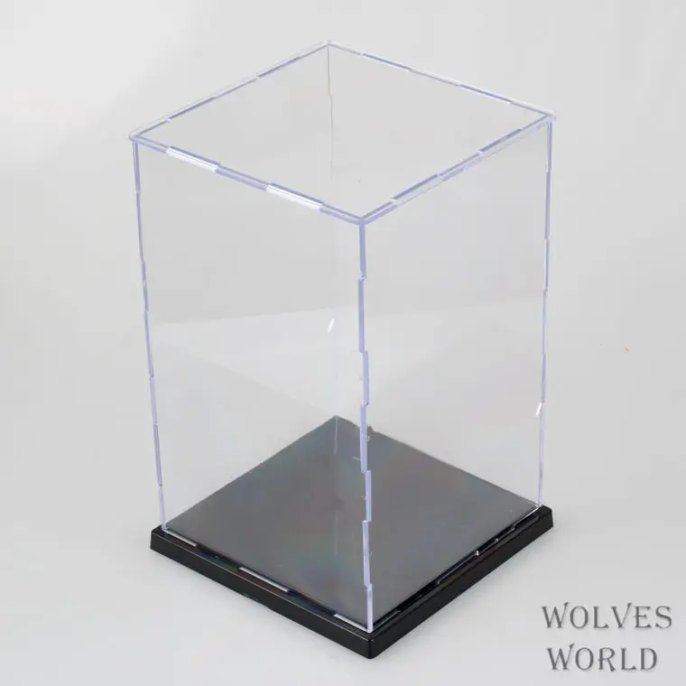 

Assembled One-piece Box Non-Protruding Edge Organic Glass Acrylic Furnishings Garage Kit Display Box 21X13X13