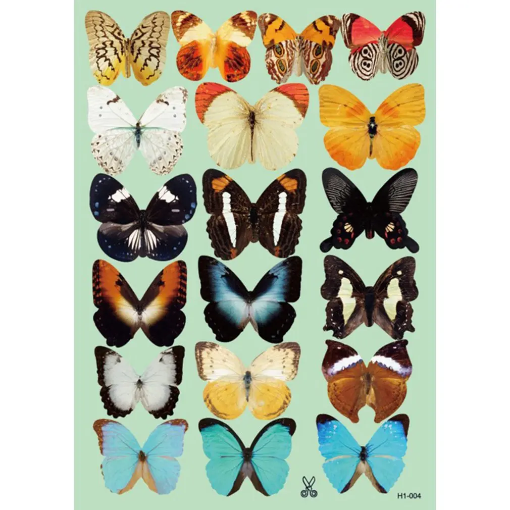 Новый стиль 3D Бабочка Наклейка на стену домашний декор бабочки декоративный