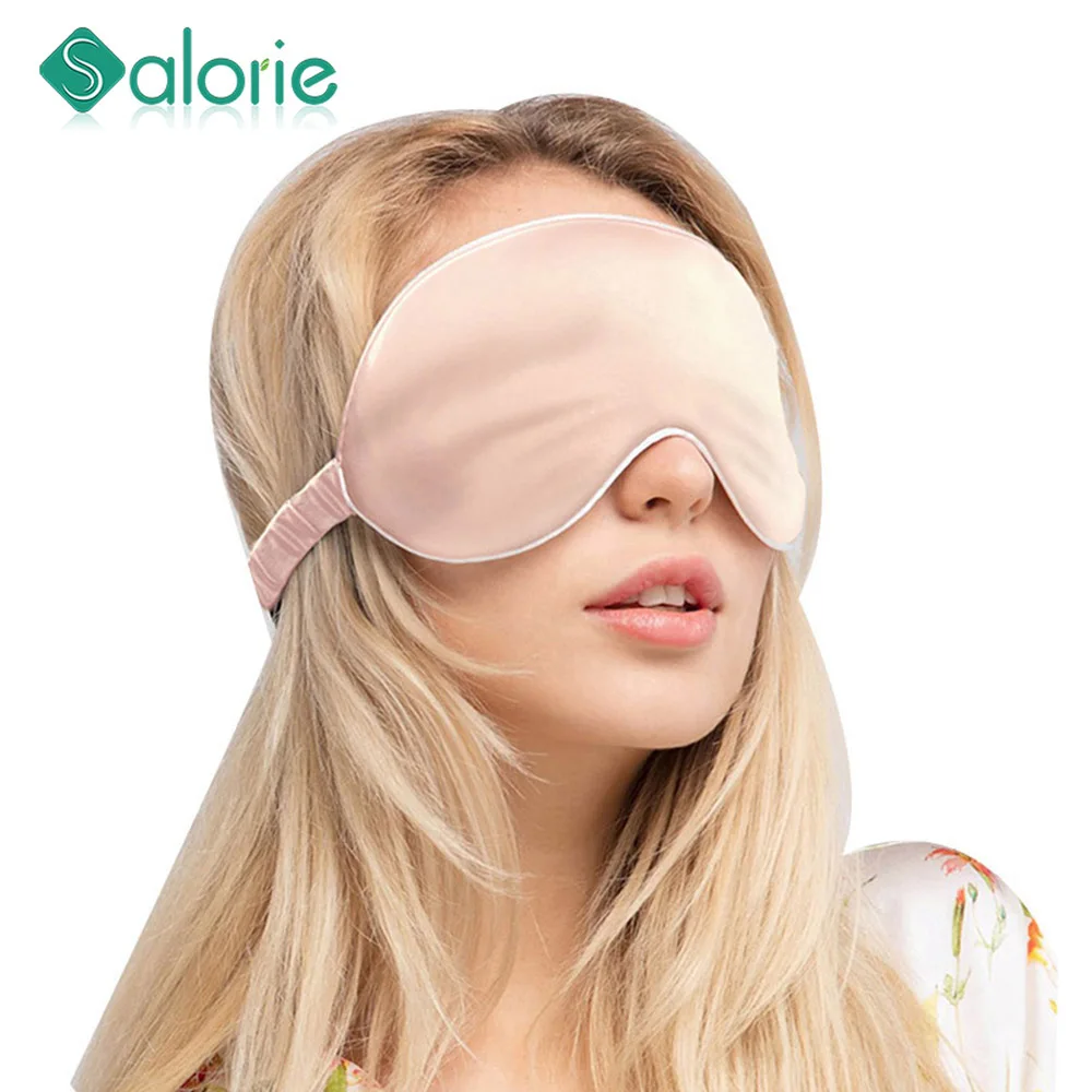 Cheap Eyeshade-Cover Blindfold Shade-Eye-Patch Sleep-Mask Silk Travel Portable Soft Natural p6wdo3py