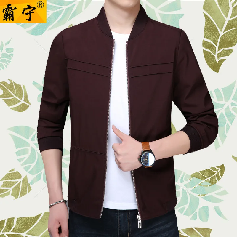 

2019 Dad Coat Spring And Autumn Middle-aged MEN'S Jacket 40 Middle Aged And Elderly People 50-Year-Old Grandpa Tops