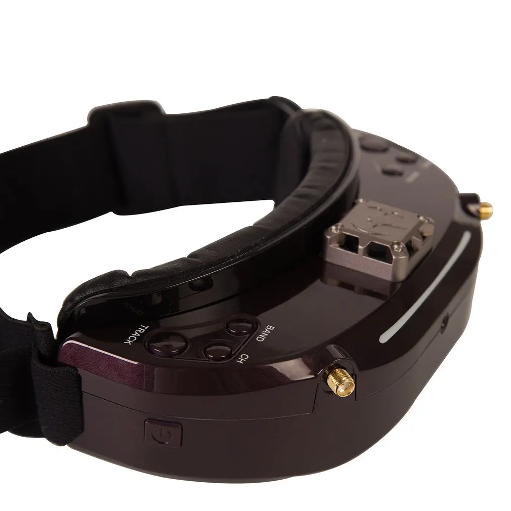 5,8 ГГц 48CH разнообразие FPV очки поддержка HDMI головы отслеживания с вентилятором DVR фронтальная камера для радиоуправляемого дрона