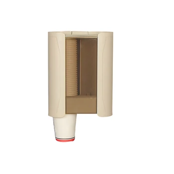 

Wall Mounted Living Room Removable Pull Type Restaurant Home Water Dispenser Disposable Cups Holder Double Tube Easy Install