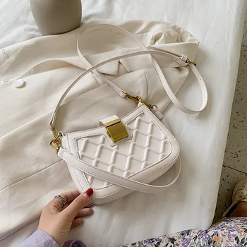 

Bag 2020 Fashion Fashion Versatile Debutante Wind Armpit Package Western Style Rhombus Vintage Textured INS Crossbody Bag