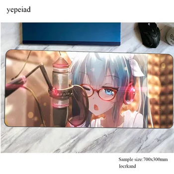 

Hatsune Miku mouse pad large mats 700x300mm Computer mouse mat gaming accessories mousepad cheapest keyboard games pc gamer
