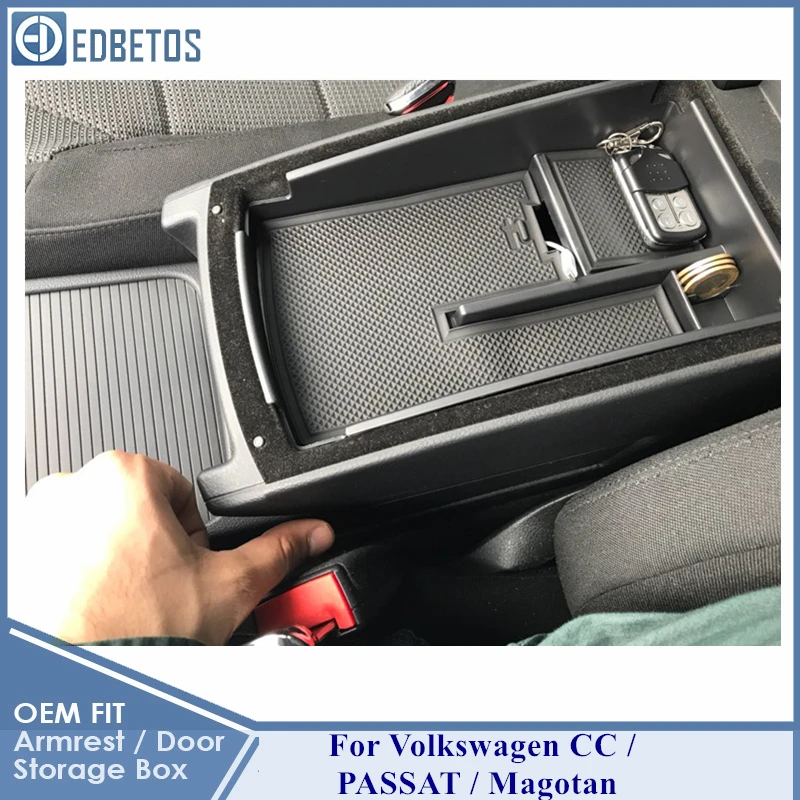 Для Volkswagen Passat B6 B7 CC 2006 2016 центральный Органайзер для аксессуаров салона