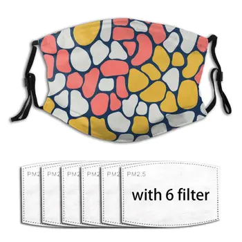 

Mosaic Flowers Washable Reusable Anti Haze Outdoor Riding Quick-drying Dustproof Keep Warm Mask