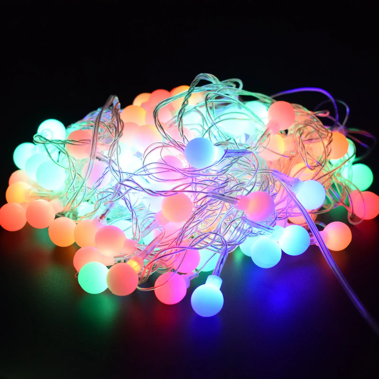 Супер яркий Романтический двор 100LED праздлик на улице сад Фея Строка легкий прочный круглый шар Рождественский Декор для свадьбы