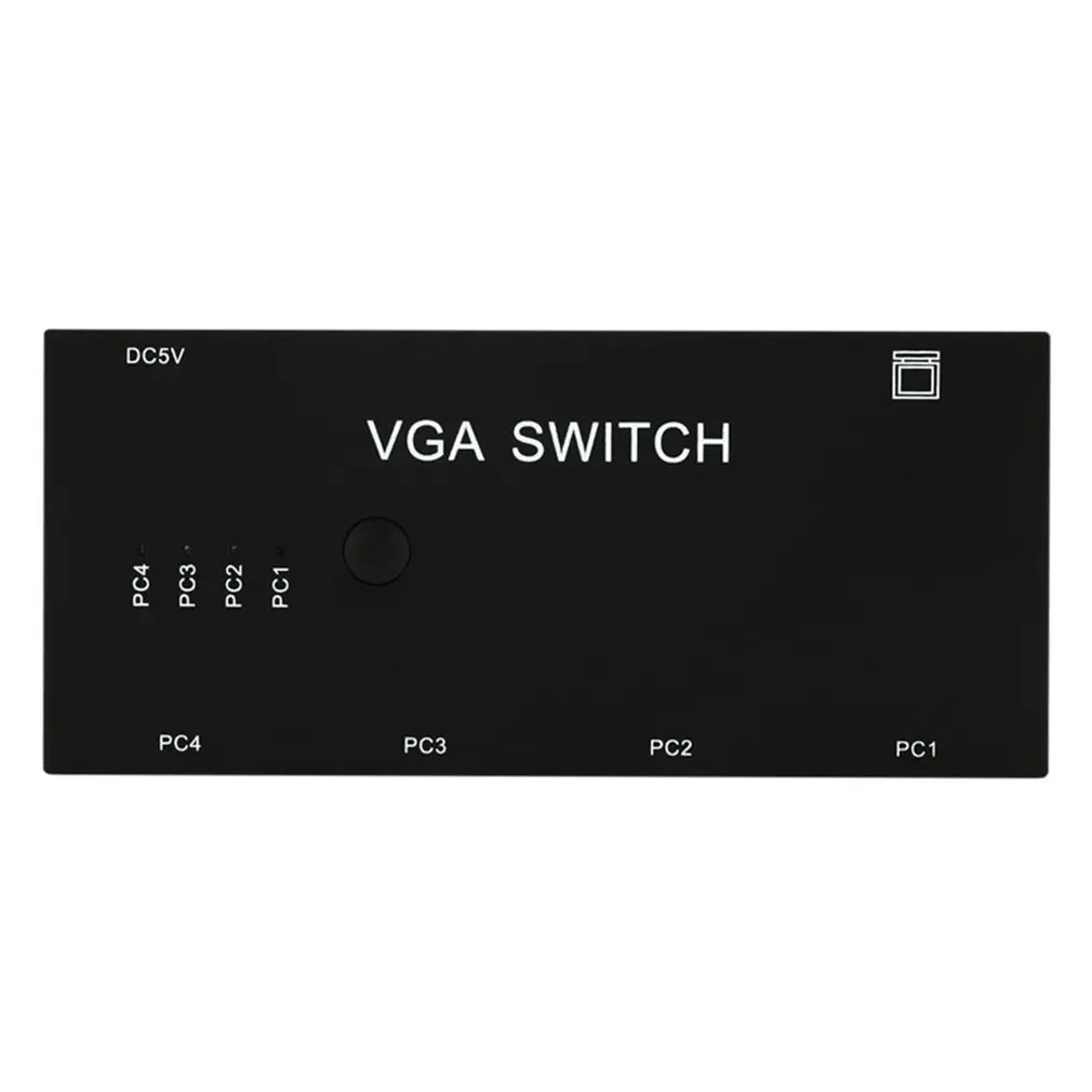 4 в 1 VGA коммутатор из компьютера видео конвертер HD Проектор Монитор шт. обмен