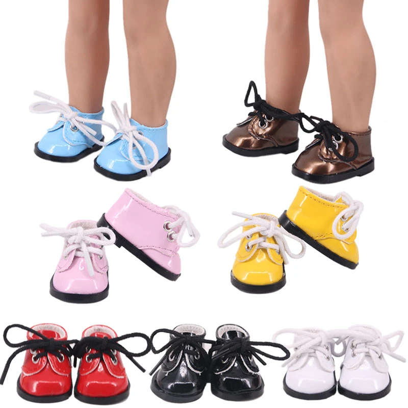 5.5*2.8cm PU Shoes Small Doll Shoes 14.5 Inch American Doll&1/4 BJD&32 34Cm  Paola Reina&Nancy Doll Accessories Girl's Gifts|Dolls Accessories| -  AliExpress