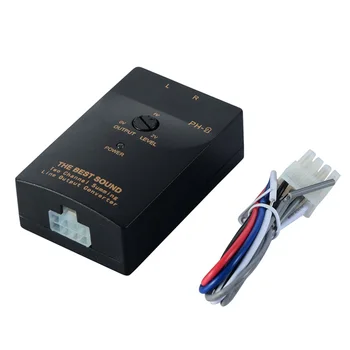 

Speaker Output Easy Installation Universal Amplifier High To Low Level Audio Converters Subwoofer Stable Durable Car Stereo