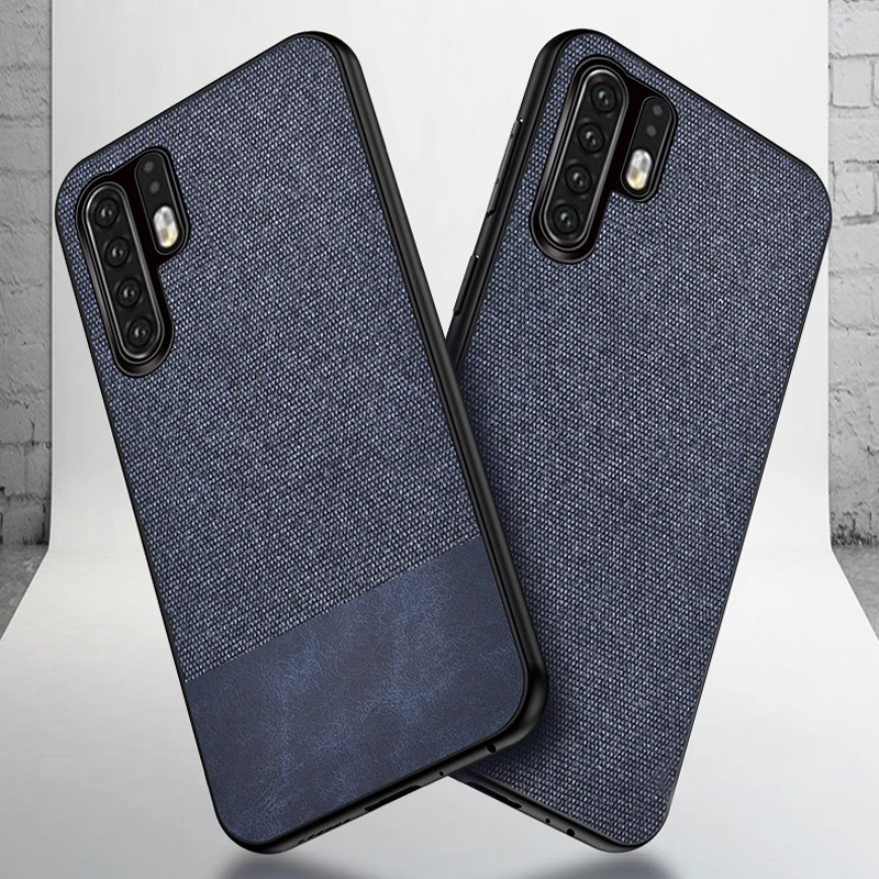 Fabric Coth Full Case For Huawei P30 P20 Mate 20 Pro Lite P20Lite Slim Silicon Back Cover P30Pro P30Lite |