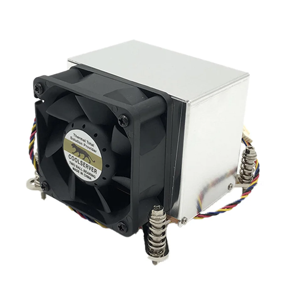 COOLSERVER 2U6CA Desktop computer CPU Cooler Server Workstation radiator 6025 fan for Intel LGA2011 LAG115X | Компьютеры и офис