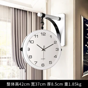 

Large Creative Wall Clock Modern Design White Living Room Nordic Wall Clock Kitchen Luxury Relojes De Pared Wall Watch BA60WC