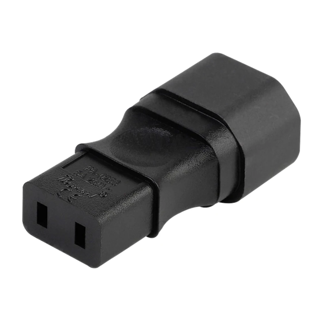 IEC320 C14 Male To  IEC 320 C9 Female Power Converter AC Adapter