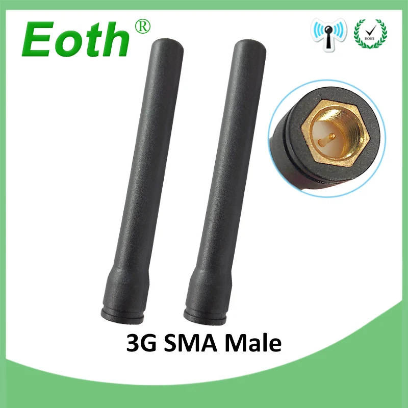 

5pcs 3G antenna 3dbi SMA Male connector antena for huawei 3G router external antenne for wireless modem repeater aerial