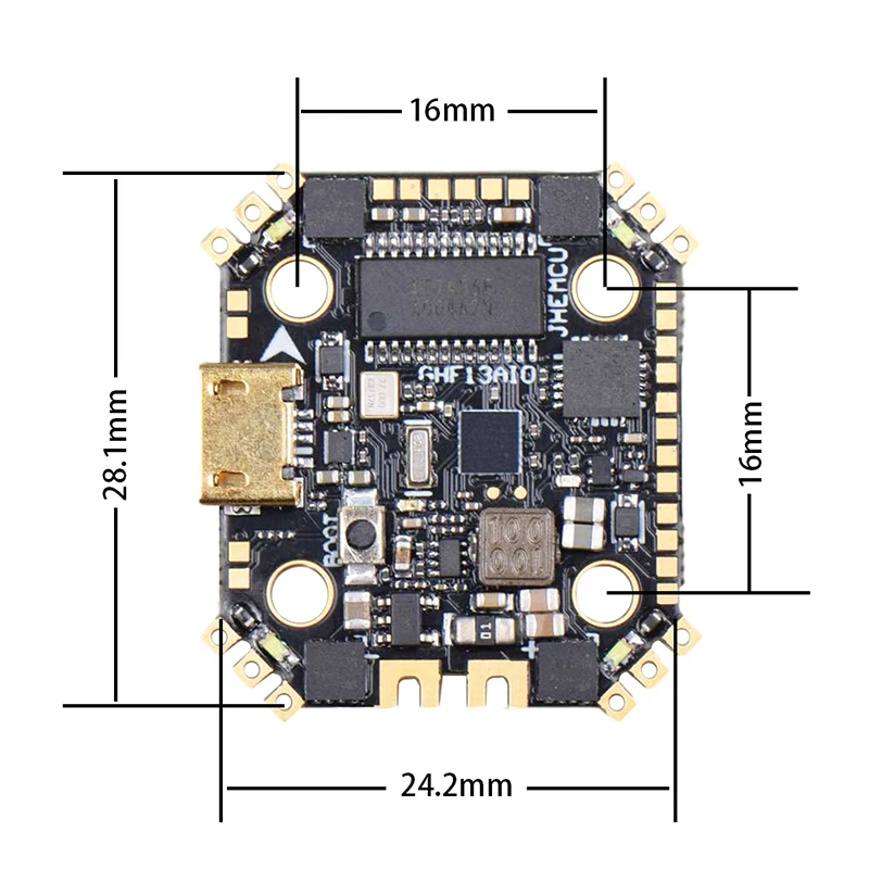 GHF13AIO F4 Flight Controller & ESC