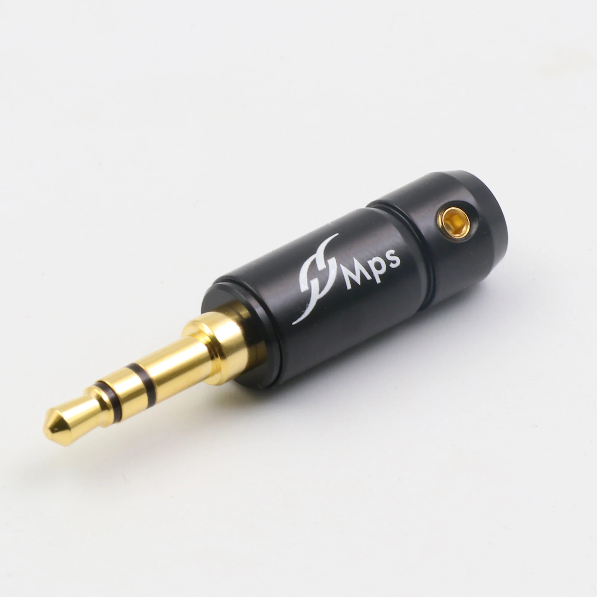 

PAPRI MPS Eagle-6B 3 Poles 3.5MM Pure Brass 24K Gold Plated Headset Headphone Male Jack Plug LOT/1PCS