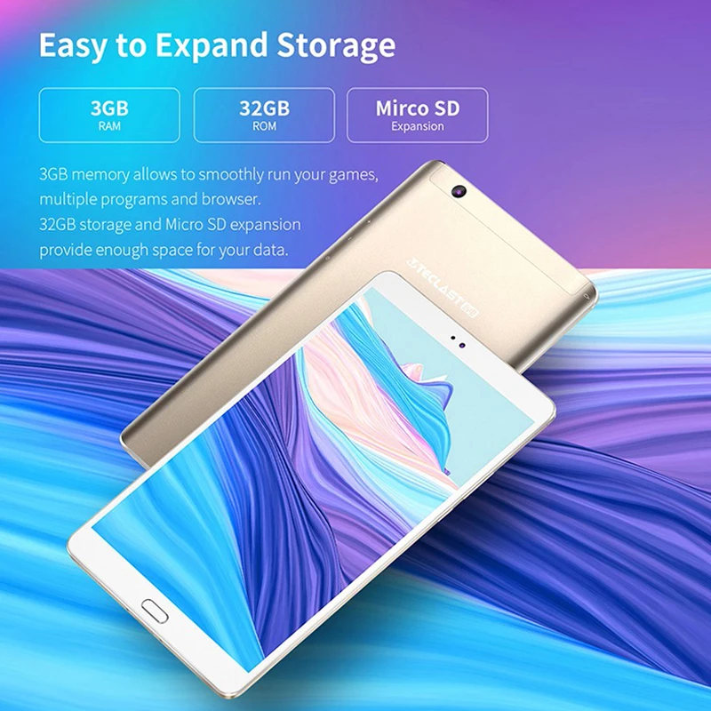 Teclast M8 8,4 дюймов планшетный ПК Android 7,1 2560x1600 Allwinner A63 четырехъядерный 3 ГБ ОЗУ 32 Гб ПЗУ МП Двойная Wifi gps Двойная камера