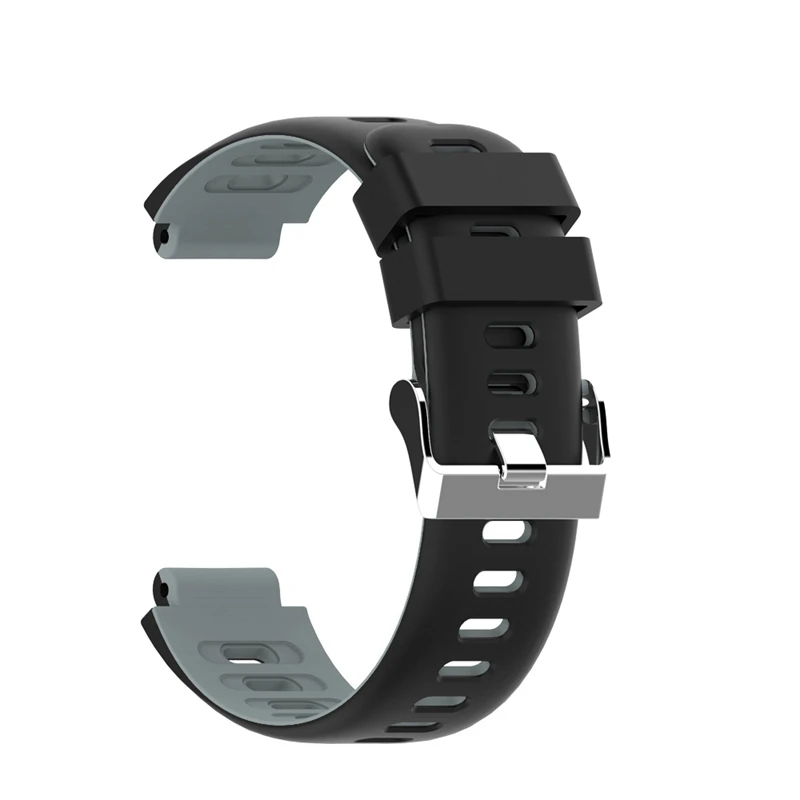 Gray FULL-22mm ремешок для часов Forerunner 235 235Lite 220 230 620 630 735Xt часы быстросъемный силиконовый легкий ремешок - Цвет: Gray