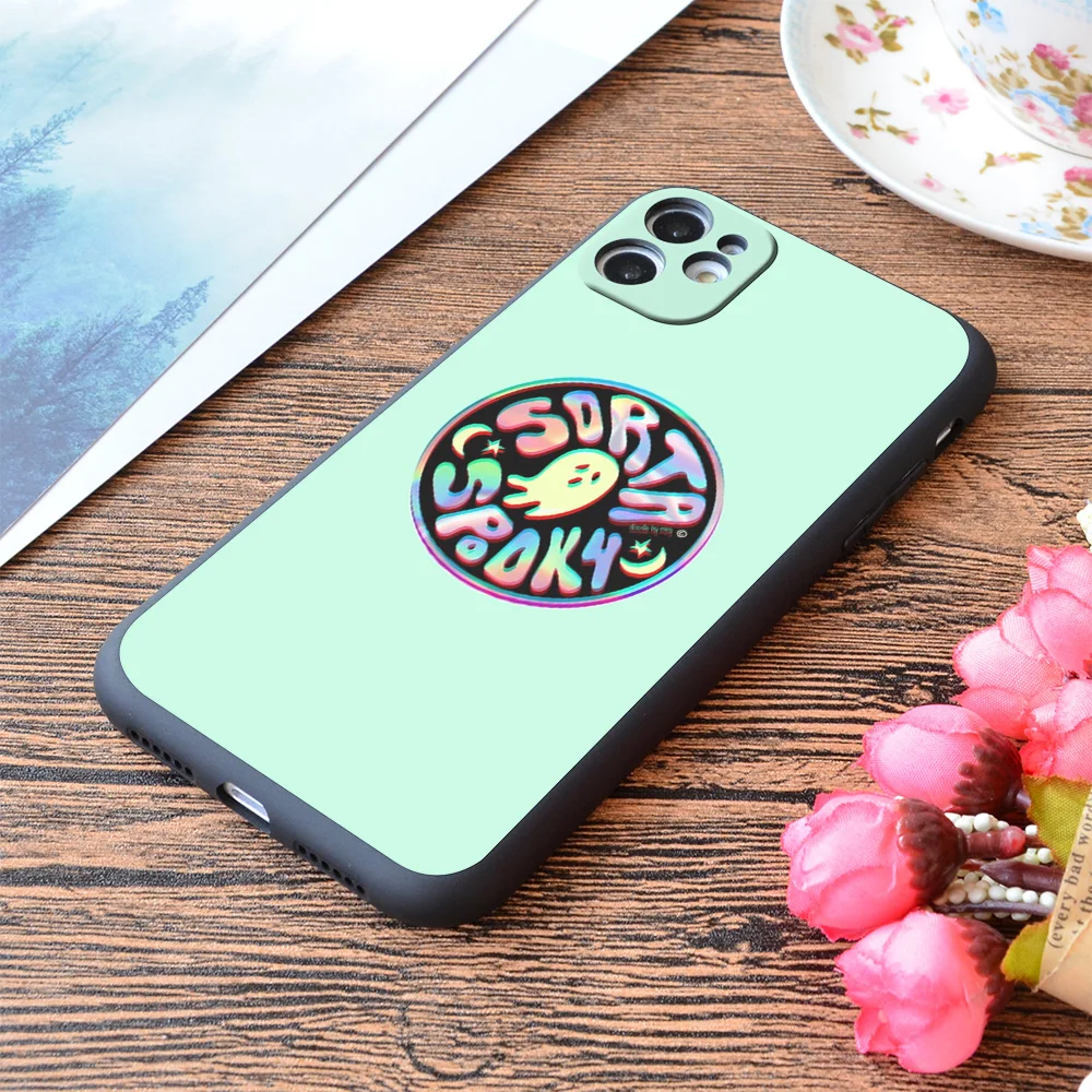 

For iPhone Holo Sorta Spooky  Print Soft Matt Apple iPhone Case
