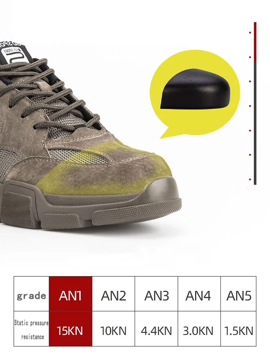 Новые кроссовки рабочая обувь модные легкие дышащие мужские стальные носок промышленные и строительные рабочие защитные ботинки