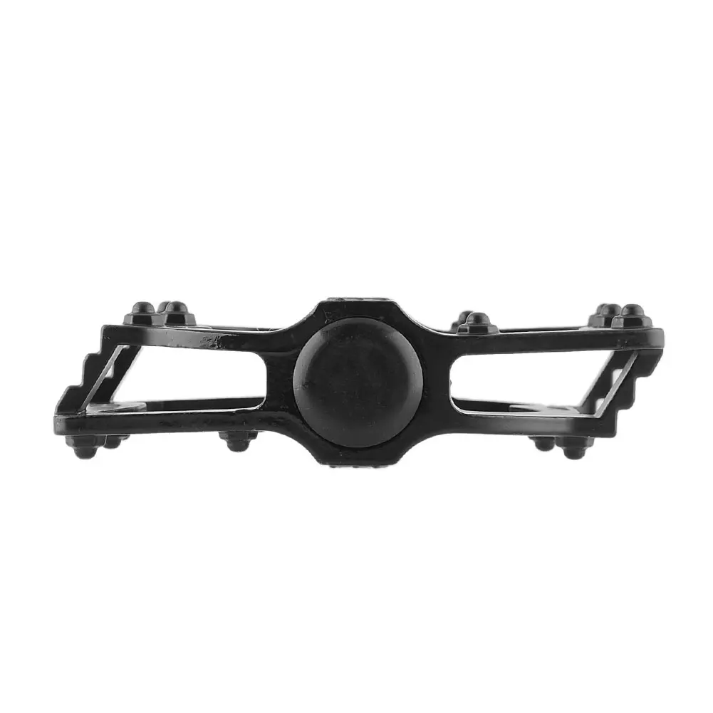 1 Pair MTB Cycling Road Mountain Bike Aluminum Alloy Flat Platform Pedals Black