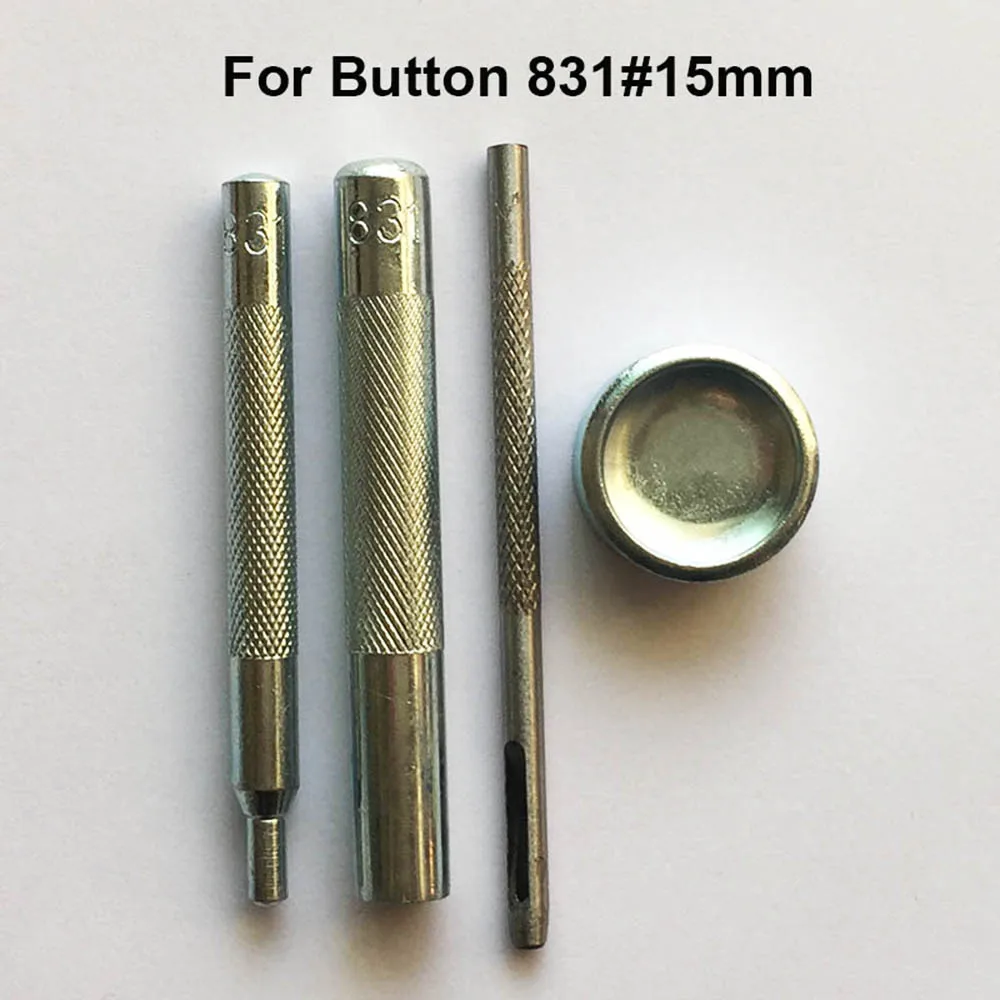 50-teiliges Set mit Druckknöpfen aus Leder, 10 mm, 12 mm, 15 mm, Metallknopf-Druckknöpfe, Druckknöpfe, 4 Installationswerkzeuge, Leder-Druckknöpfe für Kleidung – Detail 8