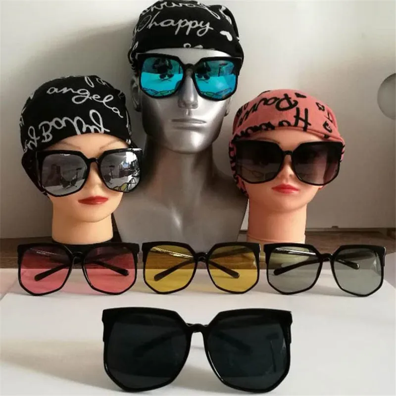 

160mm Oversized Polarized Sunglasses Women Men Polygon Steampunk Sun Glaasses for Woman Wide Big Face Punk Black Shades UV400