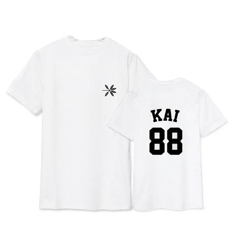 Kpop EXO The War KOKOBOP альбом рубашки Уличная Повседневная Свободная футболка Топы с короткими рукавами футболка DX519
